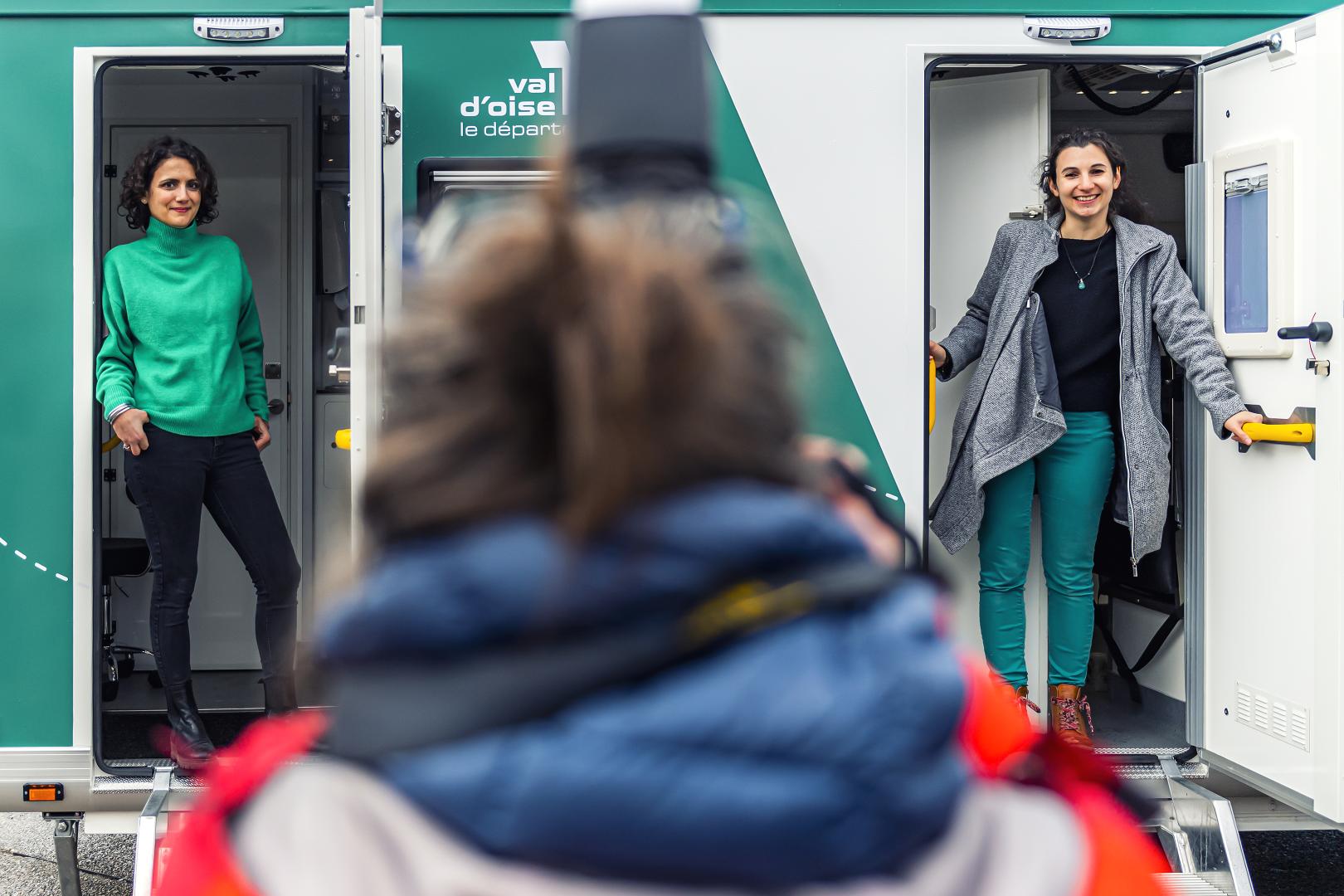 Le bus PMI de passage à Argenteuil Site de la ville d’Argenteuil