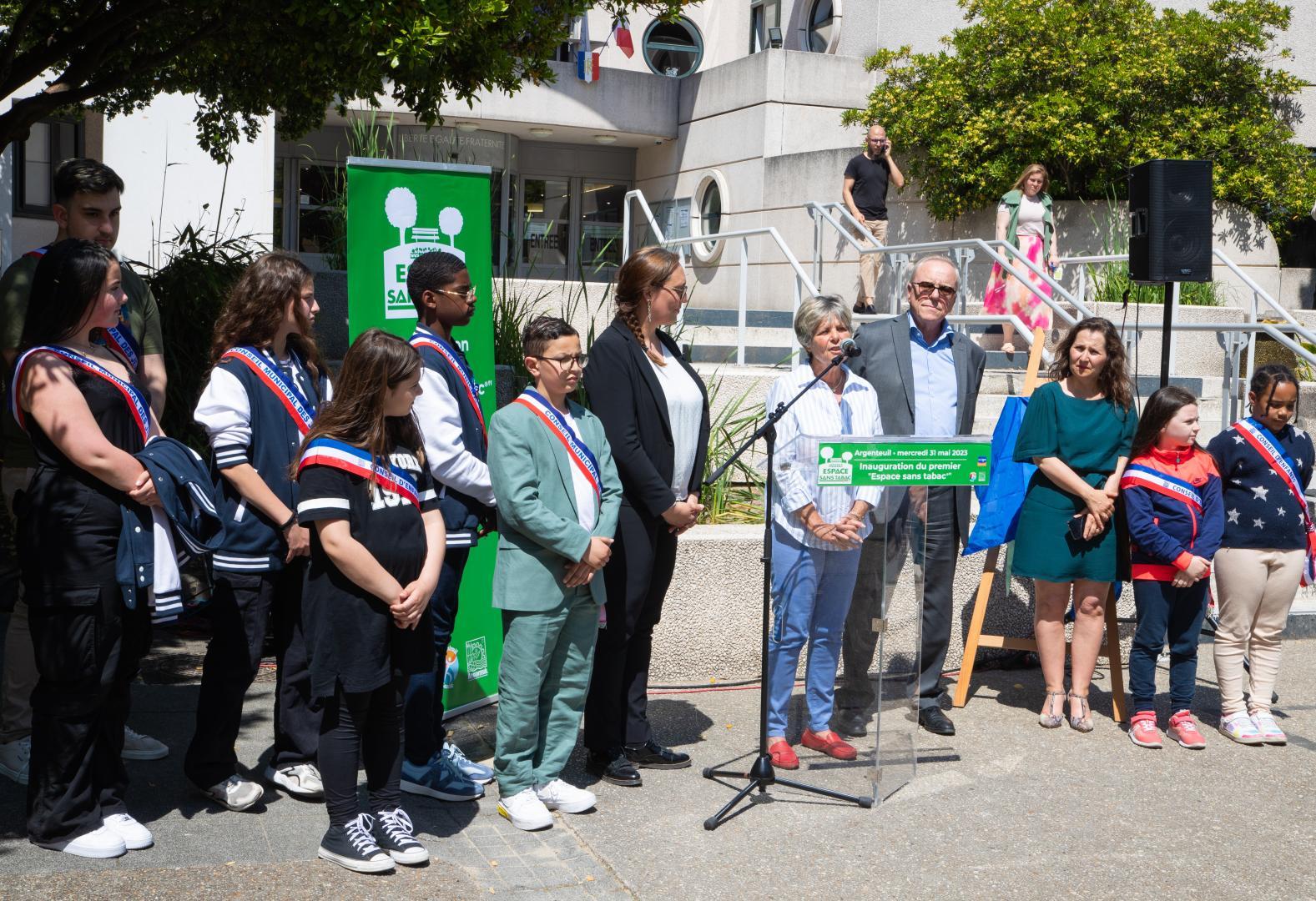Argenteuil déploie le premier « Espace sans tabac » dans le parc de l