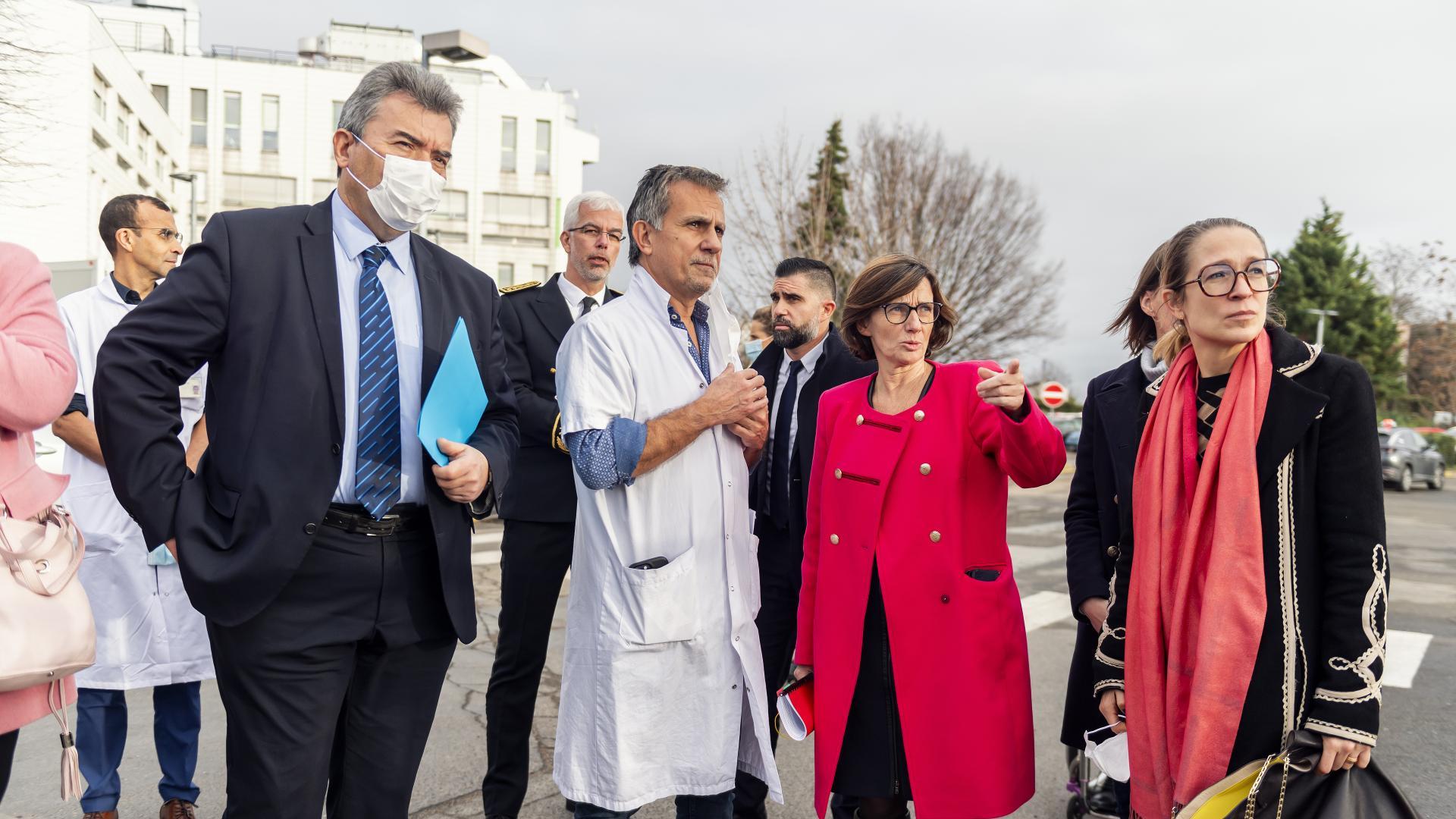 Visite de la ministre de la Santé à l'hôpital d'Argenteuil Site de la